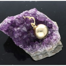 Ciondolo Chiama Angeli Campanella Portafortuna Gravidanza Nascita in Oro 18 Kt