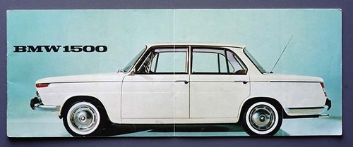 Depliant bmw 1500 del 1962 - depliant,
