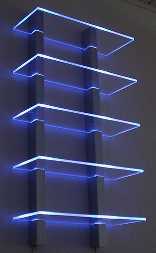 Scaffale design led ideale - design,