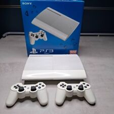 Console Sony Playstation 3 PS3 Super Slim Bianca 500GB COMPLETA con Scatola