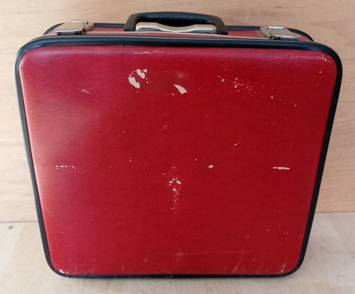 Valigia rigida vintage vinile
