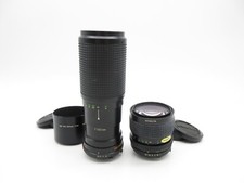 2 obiettivi Minolta MD Zoom Rokkor - 5.6/100-200 mm + 3.5/35-70 mm