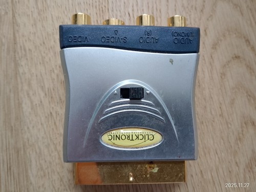 Adattatore rca scart vhs - adattatore,