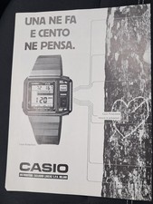 Pubblicità orologio Casio Pulsechek (1992)