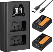 2x Batteria EN-EL25 con