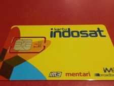 Indonesia  1 scheda telefonica con SIM "Integra!!"