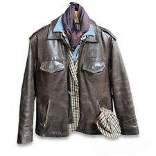 Giubbotto aviatore uomo Red Tips vera pelle vintage