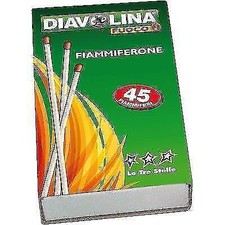 FIAMMIFERI LUNGHI DIAVOLINA MM 100 CF=10XPZ 45 CF 1