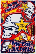 Metal Mulisha Adesivi Moto Moto Gp Meccanico Concessionario Vetrina Moto Casco