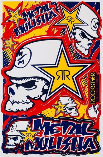 Metal mulisha adesivi moto - mulisha,