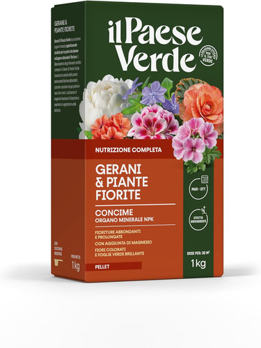 Gerani piante fiorite 1kg - e,