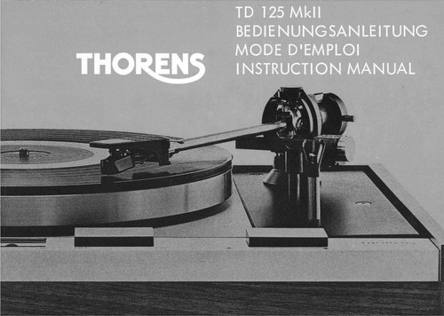 Thorens td125mkii giradischi - thorens,