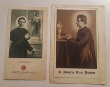 Santino Reliquia DON GIOVANNI BOSCO Patrono dei Giovani LOTTO Relic (usato-used
