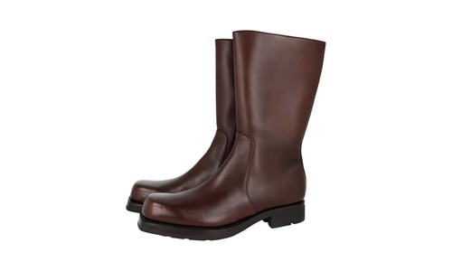 Prada boots 2ug005 brown - prada,