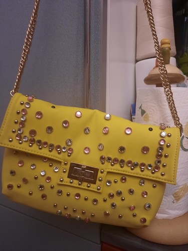 Borsa con borchie tracolla - borsa,