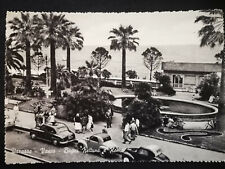 VARAZZE VASCA BAGNI NETTUNO E ROMA - AUTO D'EPOCA - VIAGGIATA 1956 - 1229