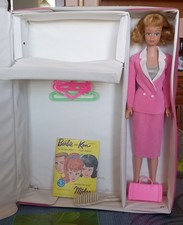 Barbie Midge 1962 Patented JAPAN + Scatola + DOLL CASE + CATALOGO + accessori! 