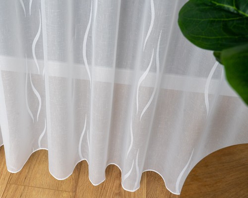 Tenda voile jacquard bianca - in,