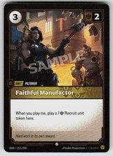 Faithful Manufactor Common