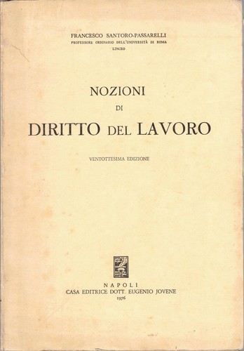 Santoro passarelli nozioni di - nozioni,