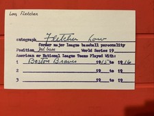 Fletcher Low 🔥🔥MLB: 1915