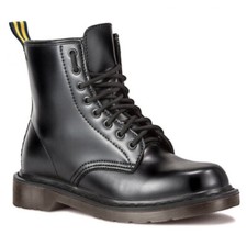 stivali anfibi donna con lacci