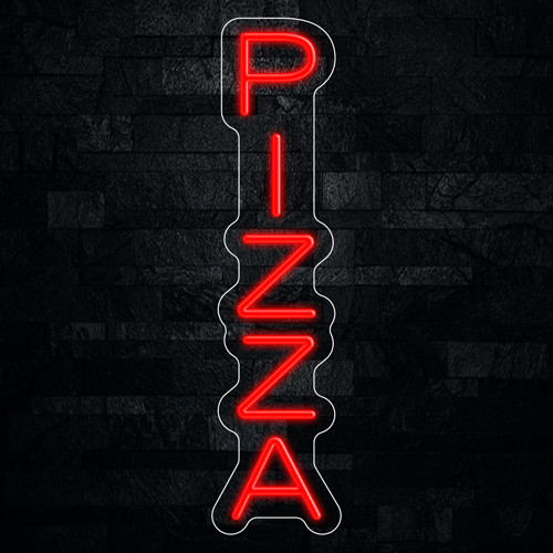 Insegna led neon pizza - al,
