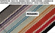 Tappeto MISSONI  cm. 160 x 70 cotone 100% , multiuso , double face .