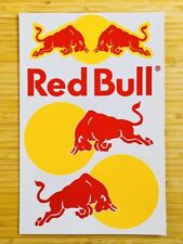 RED BULL Adesivi Kit Carena Carene Moto Visiera Accessorio Foglio Toro Rosso 46