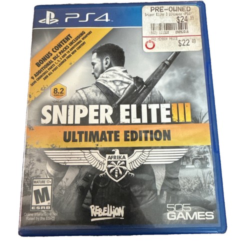 Sniper elite iii ultimate - iii,