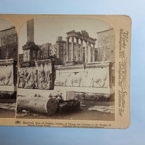 Rome italy stereoview c1897 - italy,