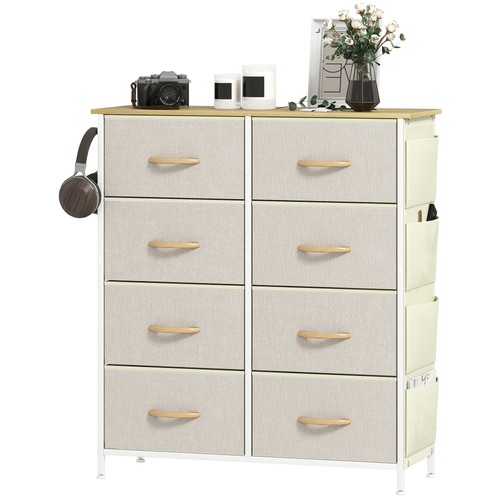 Homcom cassettiera cassetti - 8,