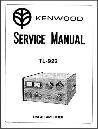 Kenwood 922 manuale - kenwood, tl-922