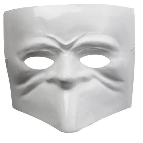 Maschera bauta bianca - bauta,