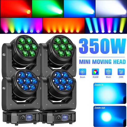 Led zoom beam wash 7x50w - 4x,