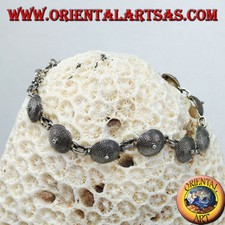 Bracciale in argento 925 ‰ a scudo (disegno etnico )