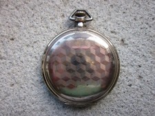 OROLOGIO DA TASCA JUNGHANS SAVONETTE CASSA LAMINATA ORO GOLD DOUBLE PER TASCHINO