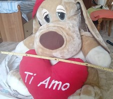 Peluche Gigante "Franca" – 70 cm – Con Cuore "Ti Amo"