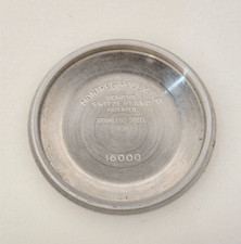 Fondello Rolex in acciaio ref 16000