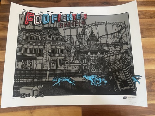 Poster foo fighters anaheim - fighters,