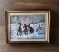 GRANDE QUADRO DIPINTO A OLIO