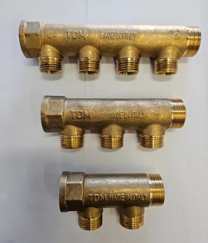 Collettore lineare ottone - collettore, mf