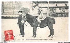 AWHP9-0597-75 - PARIGI - Giardino D'Acclimatamento - La Passeggiata A Cavallo