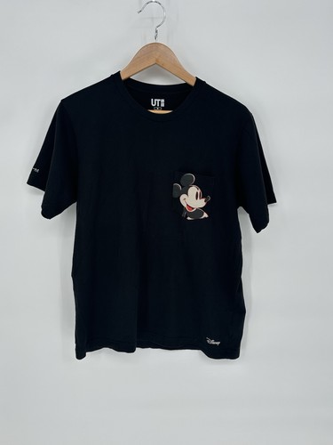 Shirt uniqlo pocket nera - t-shirt,