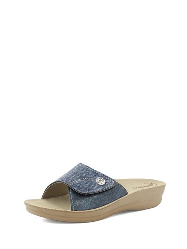 Ciabatte comfort donna blu