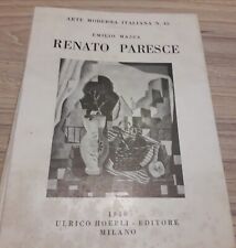 RENATO PARESCE - Emilio Mazza - Hoepli 1946