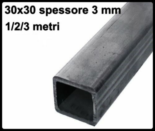 Tubo quadro scatolato ferro - in,