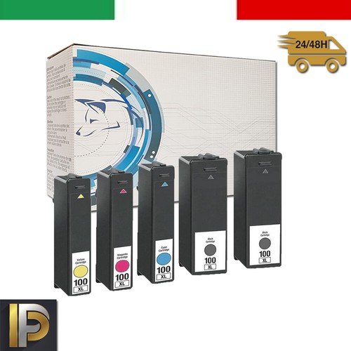 Cartucce 100xl per lexmark - 5,