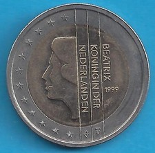 1999 - OLANDA - 2 EURO - CIRCOLATA SUPER - RARA