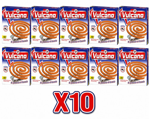 X10 vulcano zampironi spirali - x10,